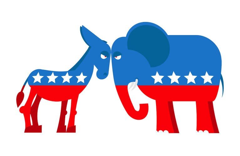 Republican vs democrat