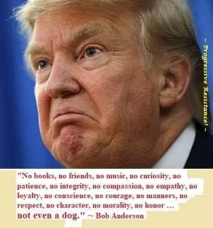 Donald Trump and a quote of bob Anderson